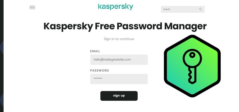 Kaspersky Free Password Manager